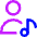 User Artist Icon from Core Neon Set