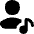 User Artist Icon from Flex Solid Set