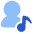 User Artist Icon from Plump Flat Set