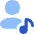 User Artist Icon from Flex Flat Set