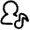 User Artist Icon from Plump Line Set