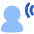 User Audio Listening Icon from Plump Flat Set