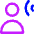 User Audio Listening Icon from Core Neon Set