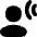 User Audio Listening Icon from Flex Solid Set