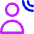 User Audio Spatial Icon from Core Neon Set