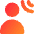 User Audio Spatial Icon from Core Gradient Set
