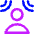 User Audio Spatial Surround Sound Icon from Core Neon Set