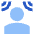 User Audio Spatial Surround Sound Icon from Sharp Flat Set