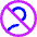 User Block No Accounts Icon from Core Neon Set