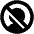 User Block No Accounts Icon from Plump Solid Set