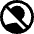 User Block No Accounts Icon from Sharp Solid Set