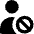 User Block Icon from Micro Solid Set