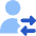 User Customer Transaction Icon from Core Flat Set