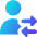 User Customer Transaction Icon from Core Gradient Set
