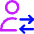 User Customer Transaction Icon from Core Neon Set