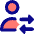 User Customer Transaction Icon from Core Pop Set