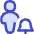 User Full Body Alert Bell Icon from Flex Duo Set