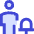 User Full Body Alert Bell Icon from Sharp Duo Set