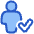 User Full Body Check Validate Icon from Plump Duo Set