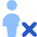 User Full Body Delete Cross icon - Free transparent PNG, SVG. No sign up needed.