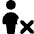 User Full Body Delete Cross icon - Free transparent PNG, SVG. No sign up needed.