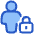 User Full Body Lock Privacy Icon from Plump Duo Set | Free Download as SVG Vector and Transparent PNG | Streamline icons