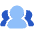 User Group Icon from Plump Flat Set