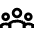 User Group Icon from Sharp Line Set