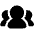 User Group Icon from Plump Solid Set