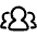User Group Icon from Plump Line Set