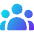 User Group Icon from Core Gradient Set