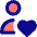 User Heart Favorite Love Icon from Core Pop Set