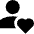 User Heart Favorite Love Icon from Sharp Solid Set