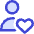 User Heart Favorite Love Icon from Core Duo Set