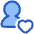 User Heart Favorite Love Icon from Plump Duo Set