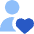 User Heart Favorite Love Icon from Core Flat Set