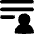 User Info Patient List Icon from Flex Solid Set