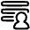 User Info Patient List Icon from Plump Line Set