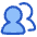 User Multiple Group Icon from Plump Duo Set