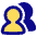User Multiple Group Icon from Plump Pop Set