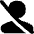 User Off Icon from Flex Solid Set
