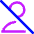 User Off Icon from Core Neon Set