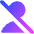 User Off Icon from Core Gradient Set