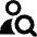 User Search 2 Icon from Core Remix Set