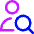 User Search 2 Icon from Core Neon Set