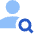 User Search 2 Icon from Sharp Flat Set