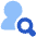 User Search 2 Icon from Plump Flat Set