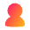 User Solo Icon from Plump Gradient Set