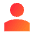 User Solo Icon from Sharp Gradient Set