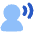 User Speaking Icon from Plump Flat Set